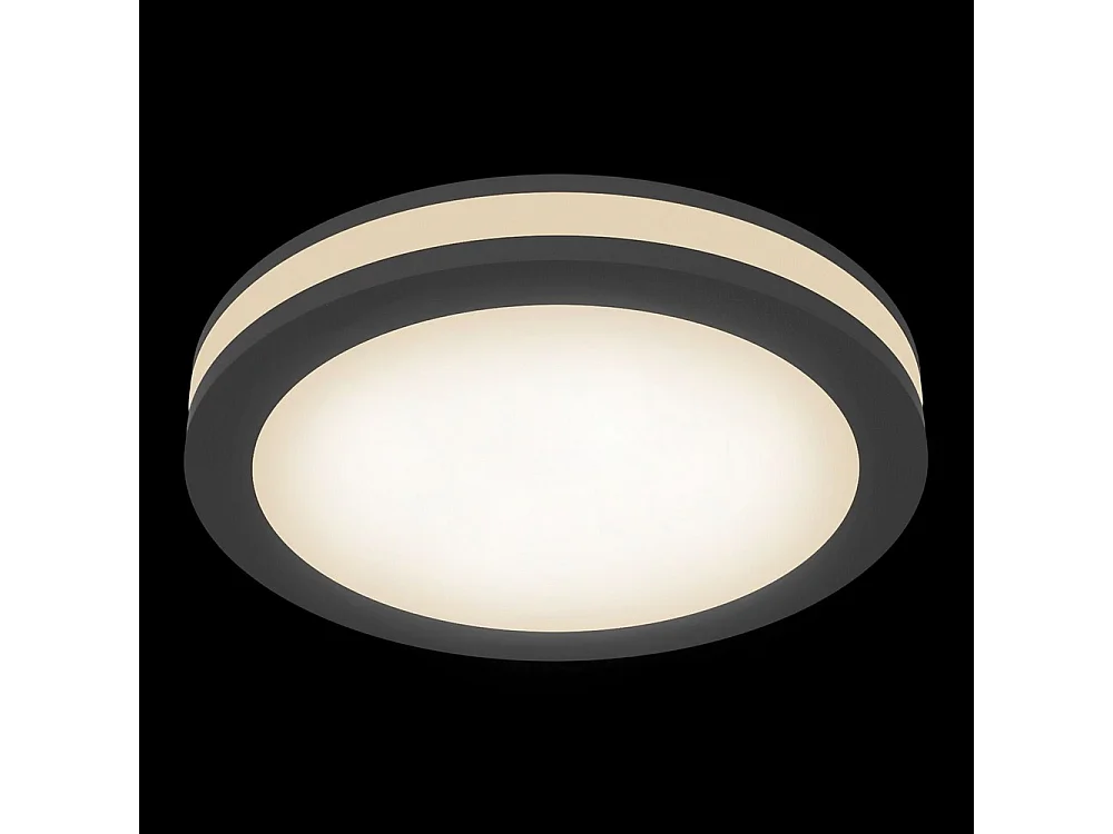Phanton Downlight LED Integrado Negro