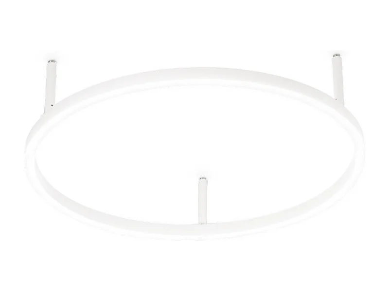 Ideal Lux ORACLE Ringintegriertes LED Halbbündiges Licht Weiß 50cm 3000K