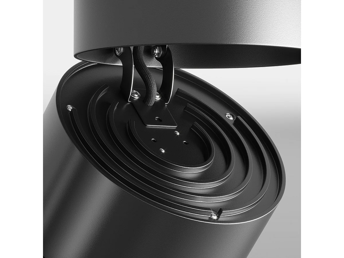 Maytoni Yin Downlight de Superficie Negro 4000K