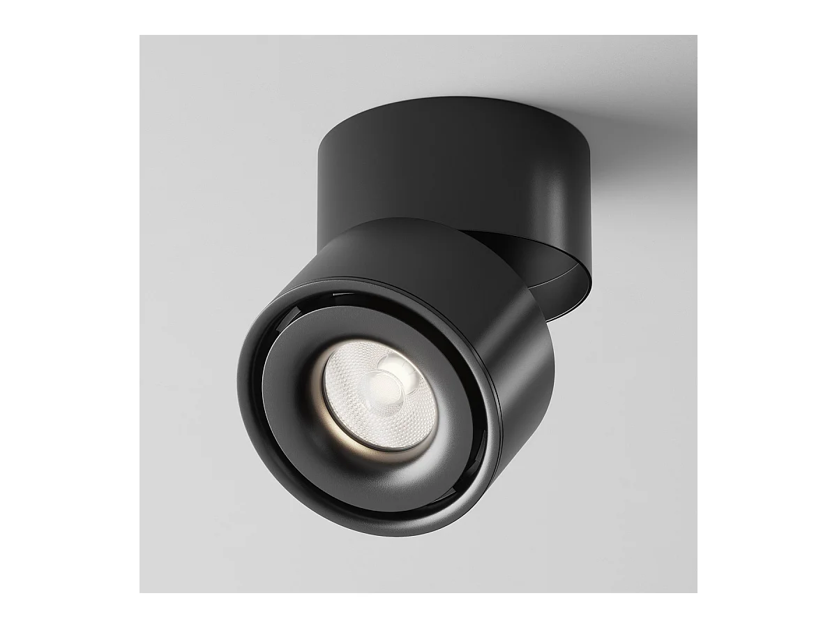 Maytoni Yin Downlight montato su superficie nero 4000K