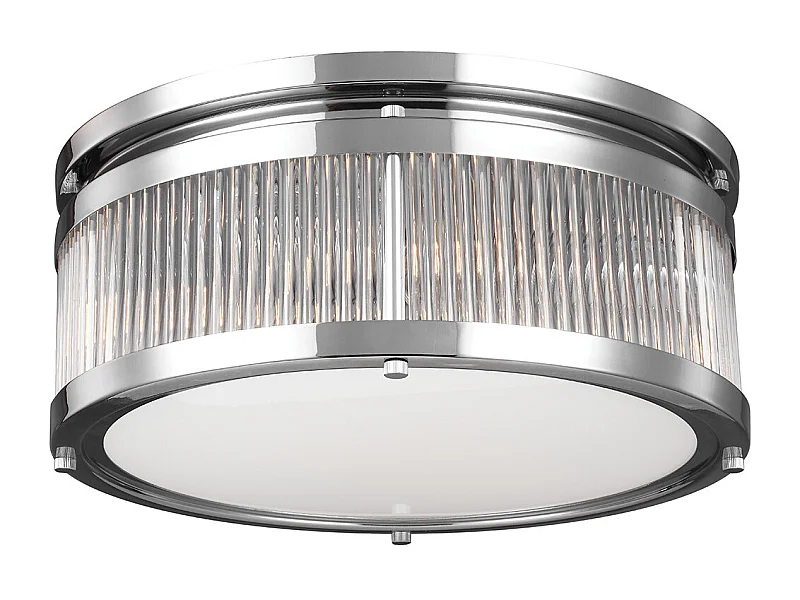 Elstead Paulson - 4 Licht Badezimmer Unterputz Deckenleuchte Chrom IP44, G9