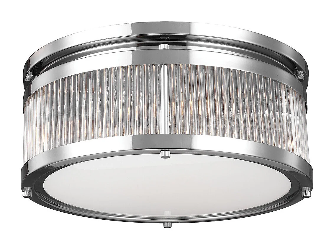 Elstead Paulson 4 ljus badrum infälld taklampa krom IP44, G9