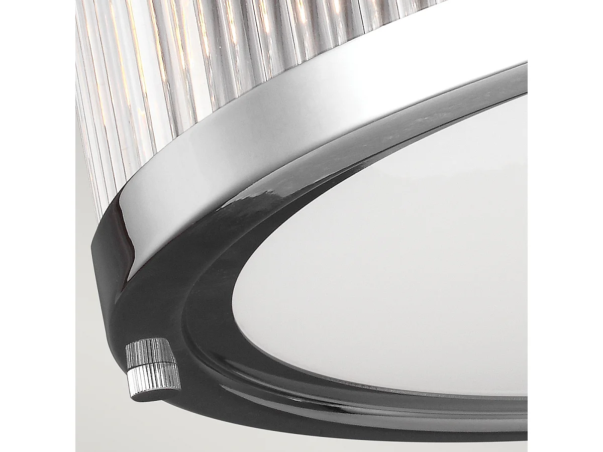 Elstead Paulson 4 ljus badrum infälld taklampa krom IP44, G9