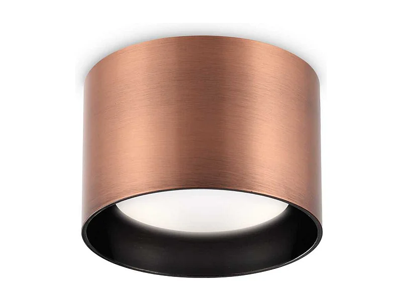 Ideal Lux SPIKE Downlight de superficie redondo cobre