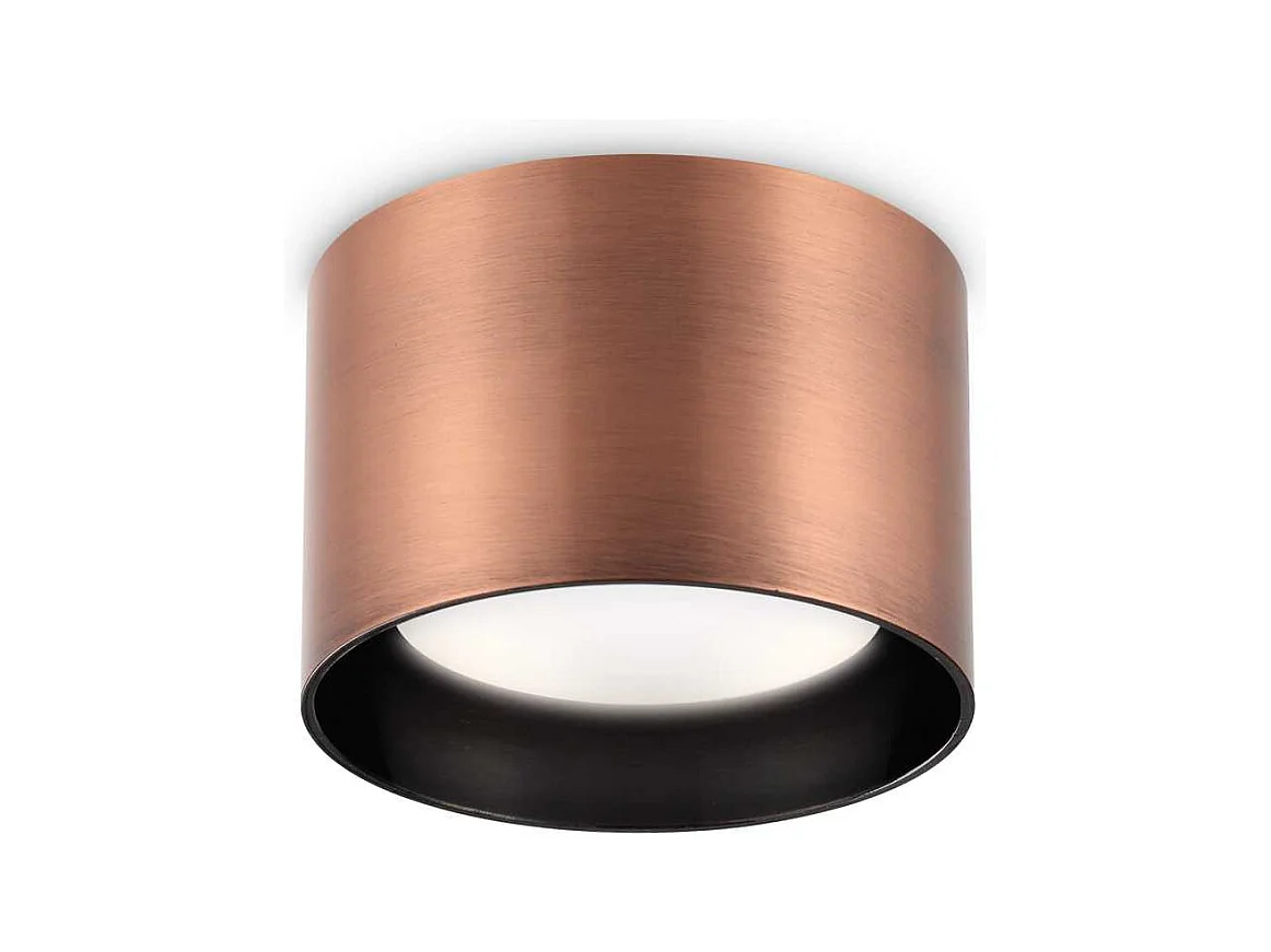 Ideal Lux SPIKE Downlight rond monté en surface en cuivre