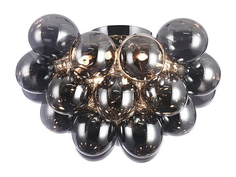 Balbo Plafonnier semi-encastré nickel, 8 lumières, G9