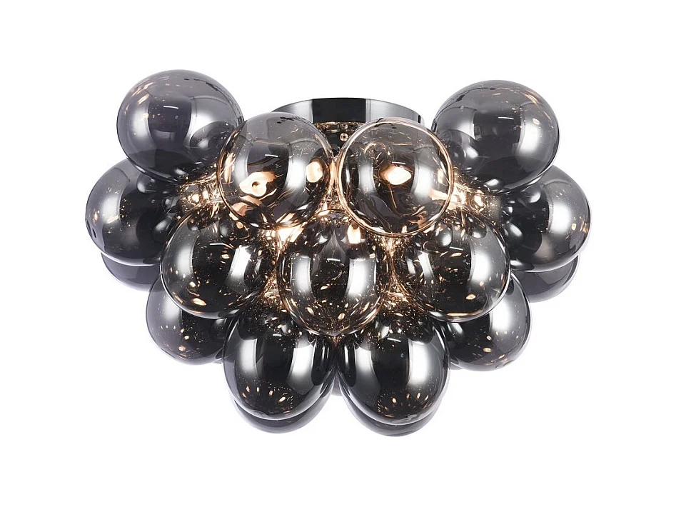 Balbo Plafonnier semi-encastré nickel, 8 lumières, G9