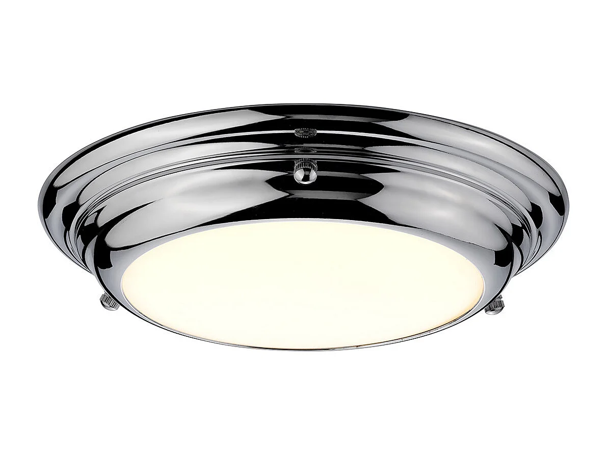 Elstead Welland 1 Ljus Mini LED Flush Light - Polerad krom