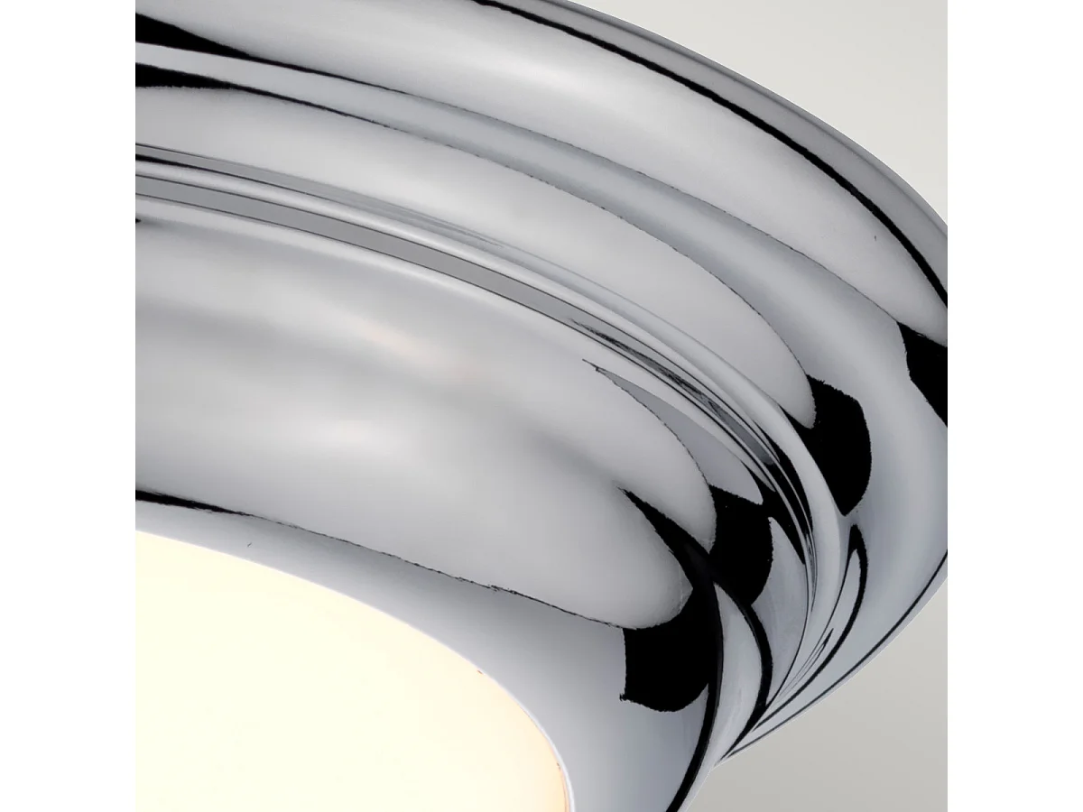 Elstead Welland 1 Ljus Mini LED Flush Light - Polerad krom