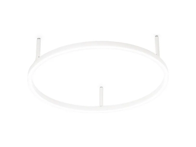 Ideal Lux ORACLE SLIM 50 cm Non Dim 2700K Okrągła Zintegrowana Lampa Sufitowa LED Półpłaska Biała