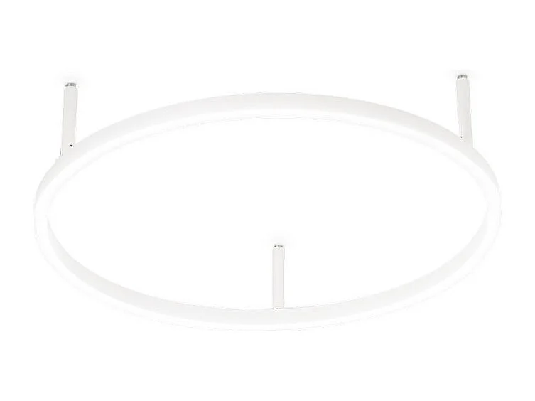 Ideal Lux ORACLE SLIM 50 cm Non Dim 2700K Okrągła Zintegrowana Lampa Sufitowa LED Półpłaska Biała