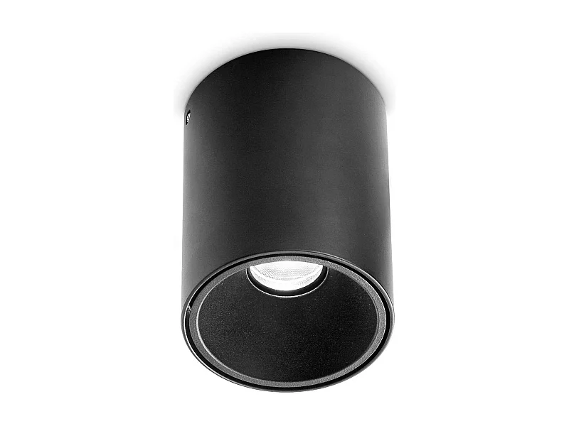 Ideal Lux NITRO Downlight LED Integrado Redondo de Superficie Negro Mate 2350Lm 3000K