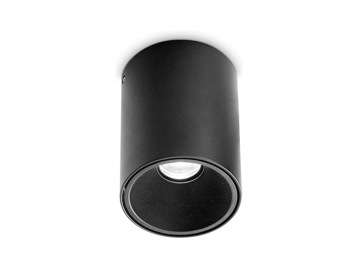 Ideal Lux NITRO Faretto LED Integrato Rotondo da Superficie Nero Opaco 2350Lm 3000K