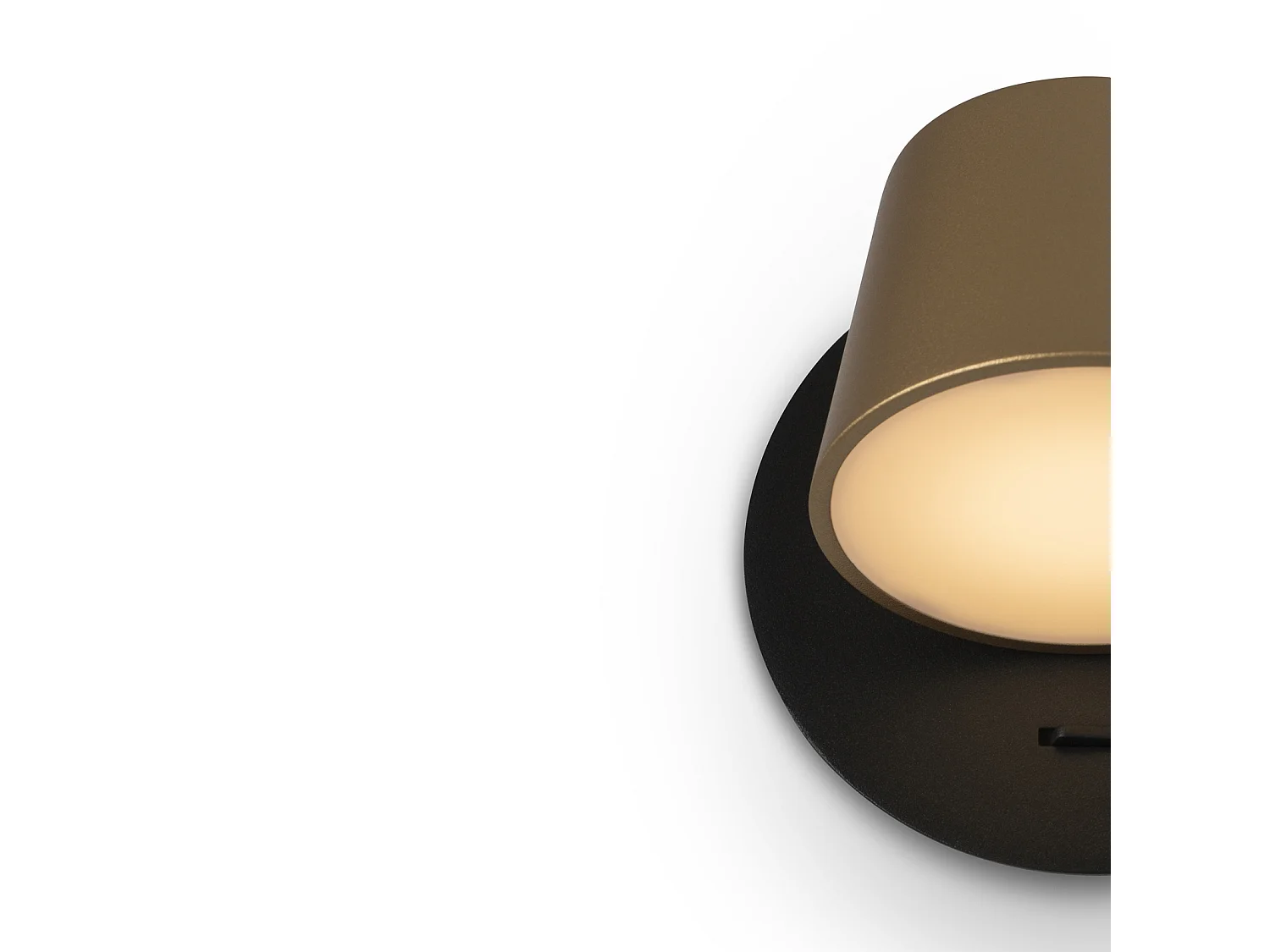 Maytoni Pixel Downlight da superficie moderno nero, ottone 3000K