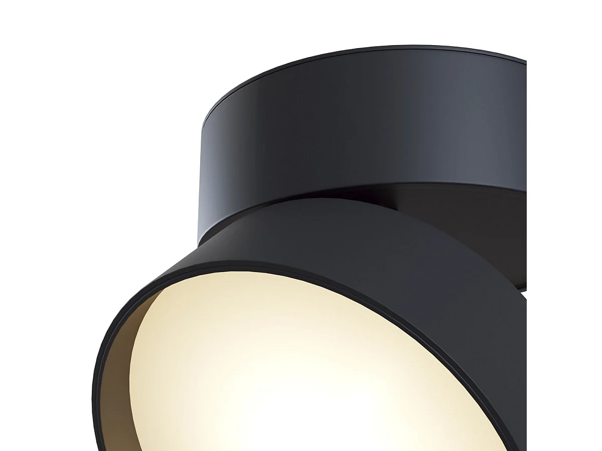 Maytoni Onda Aufbau-Abwärtsstrahler Schwarz 4000K