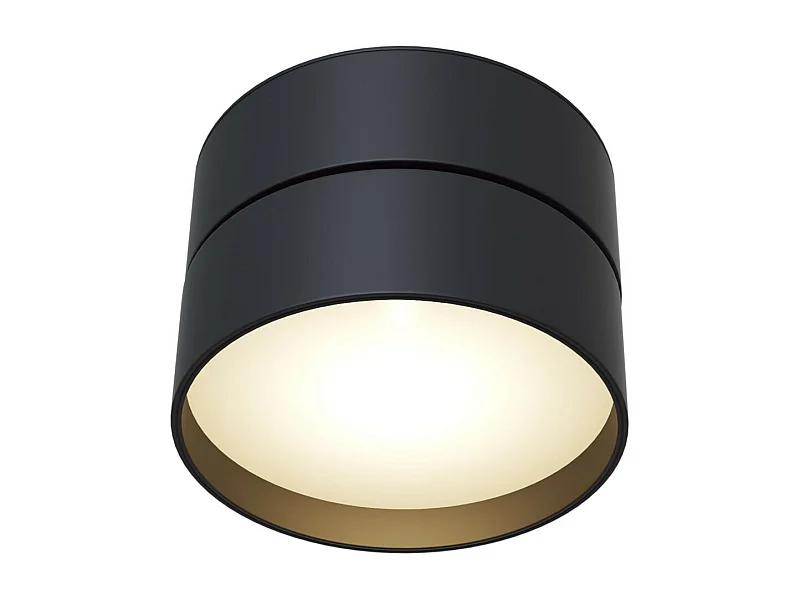 Maytoni Onda Downlight montato su superficie nero 4000K