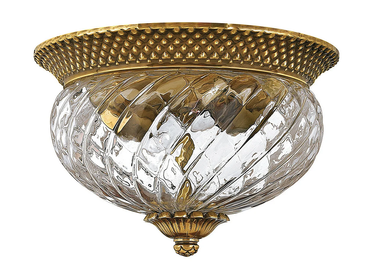 Plantation Hinkley 2 luci da incasso in ottone brunito