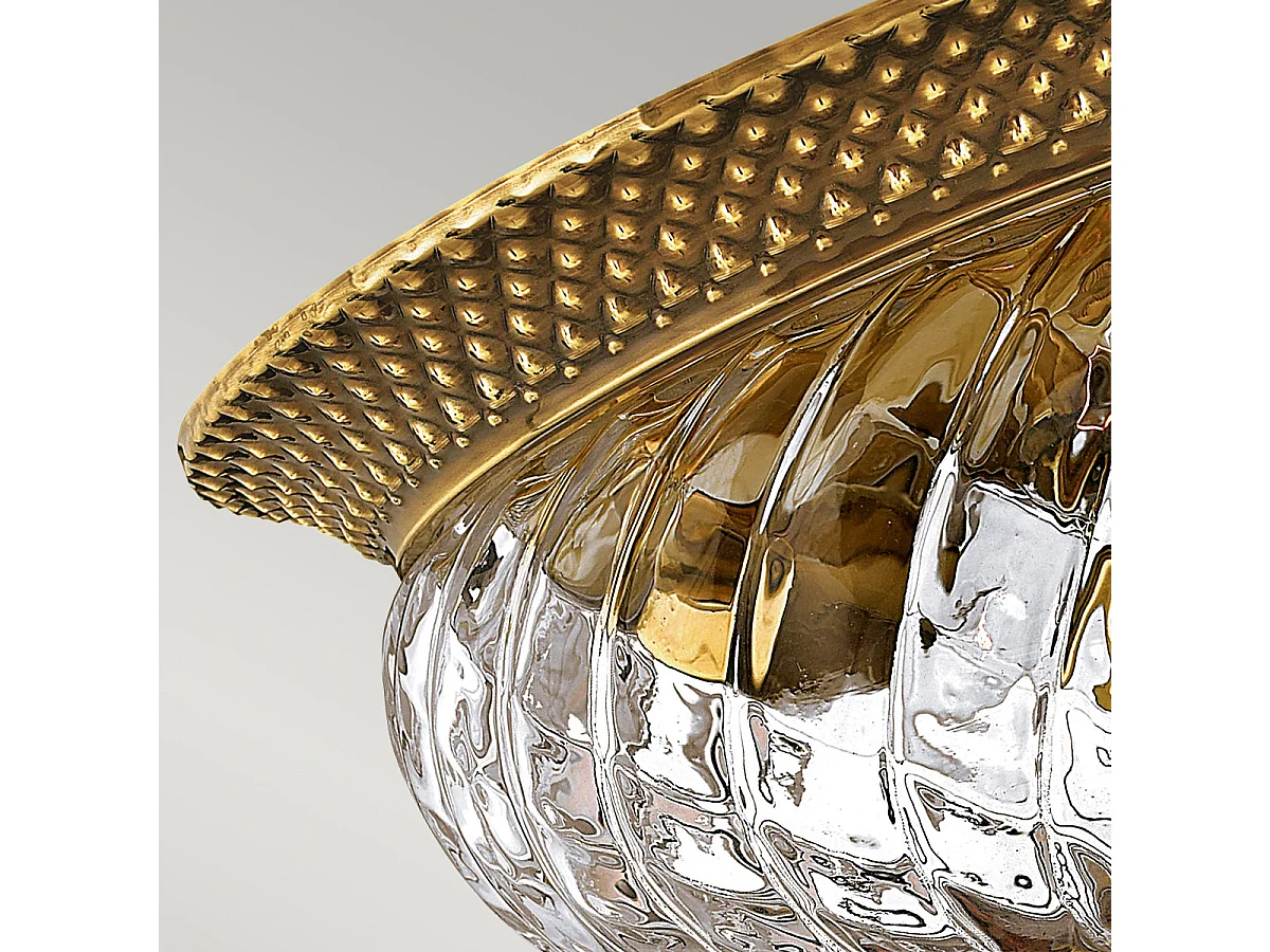 Plantation Hinkley 2 luci da incasso in ottone brunito