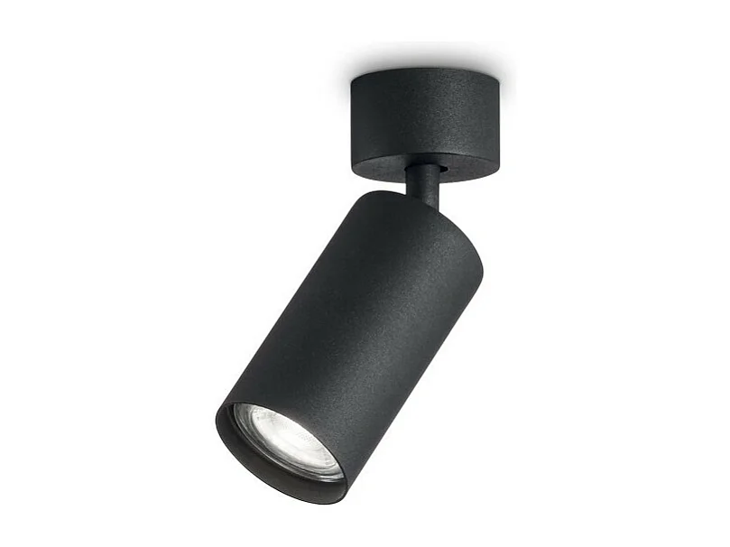 Ideal Lux DYNAMITE Plafonnier intérieur à 1 lumière, noir, GU10