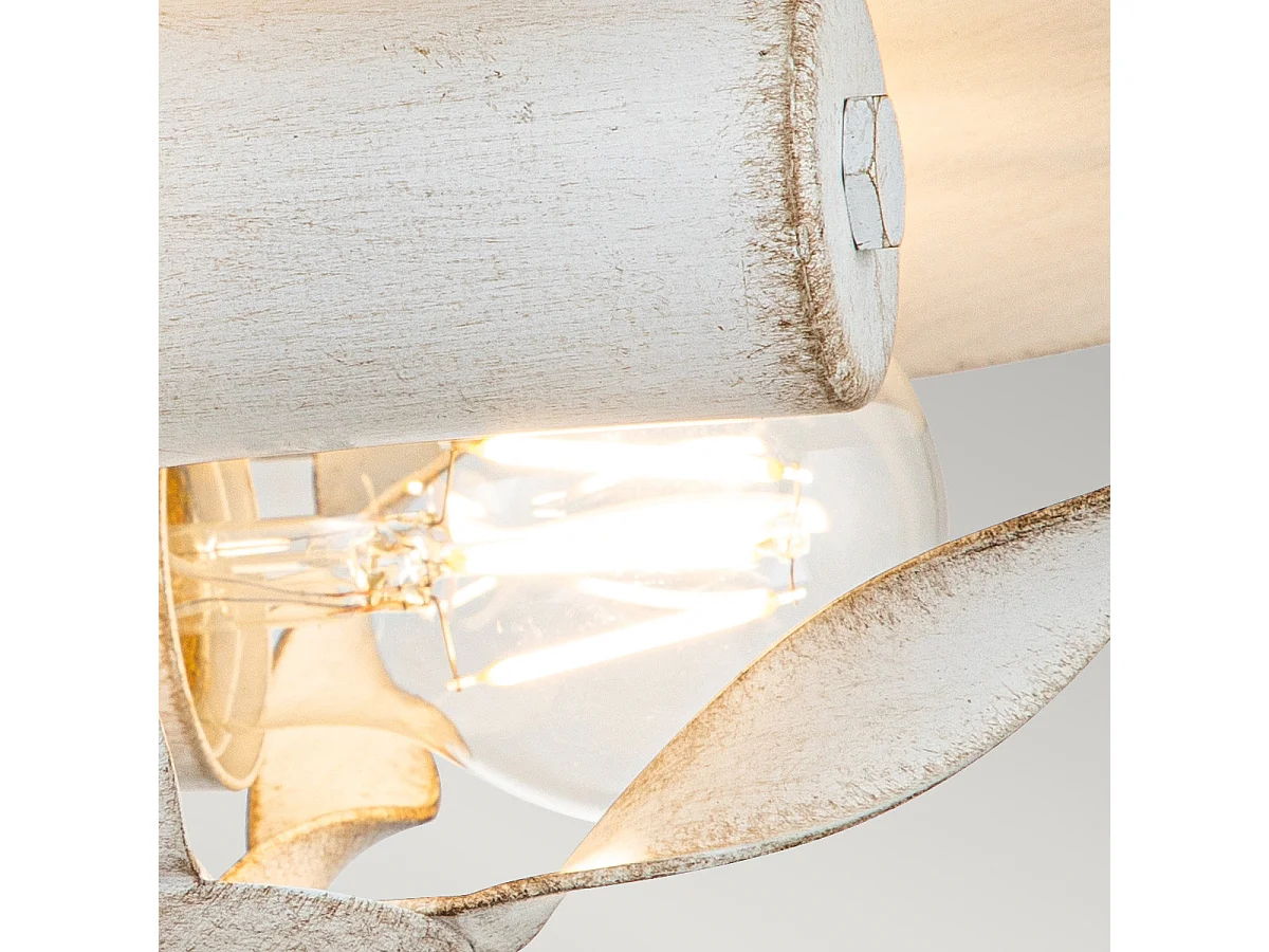 Elstead Quoizel Bradbury Semi Flush Taklampa Antik Vit