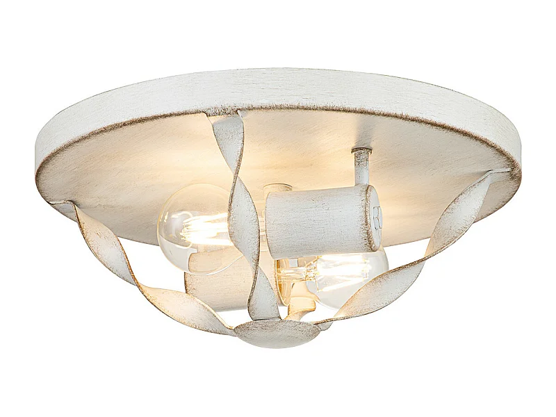 Elstead Quoizel Bradbury Semi Flush Taklampa Antik Vit