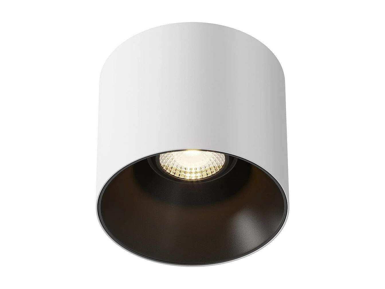 Maytoni Alfa LED Downlight de montaje en superficie regulable blanco, negro, 2000 lm, 3000 K