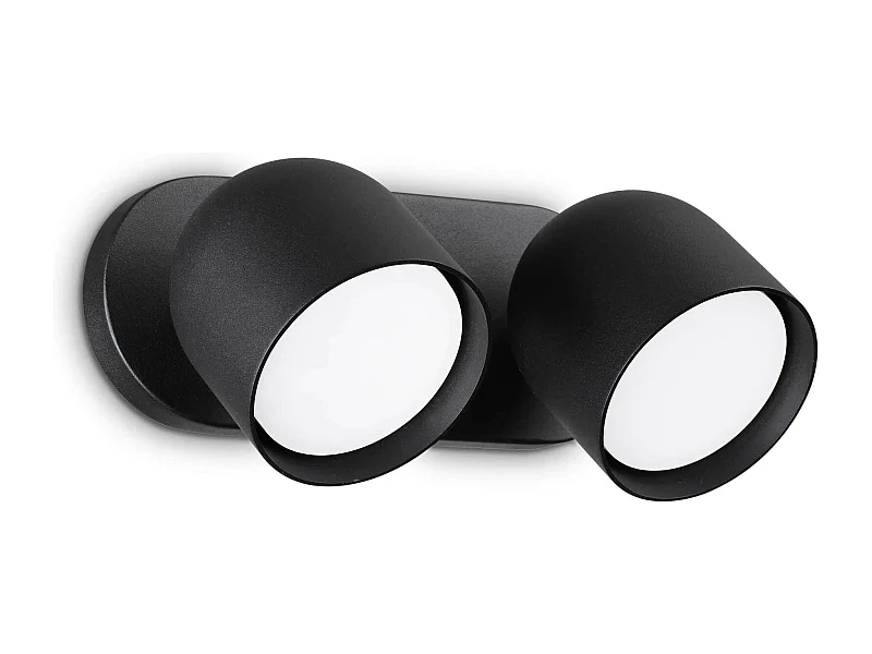 Ideal Lux DODO Faretto da soffitto Twin a 2 luci Nero
