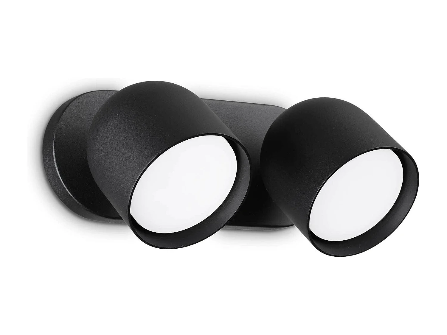 Ideal Lux DODO Faretto da soffitto Twin a 2 luci Nero
