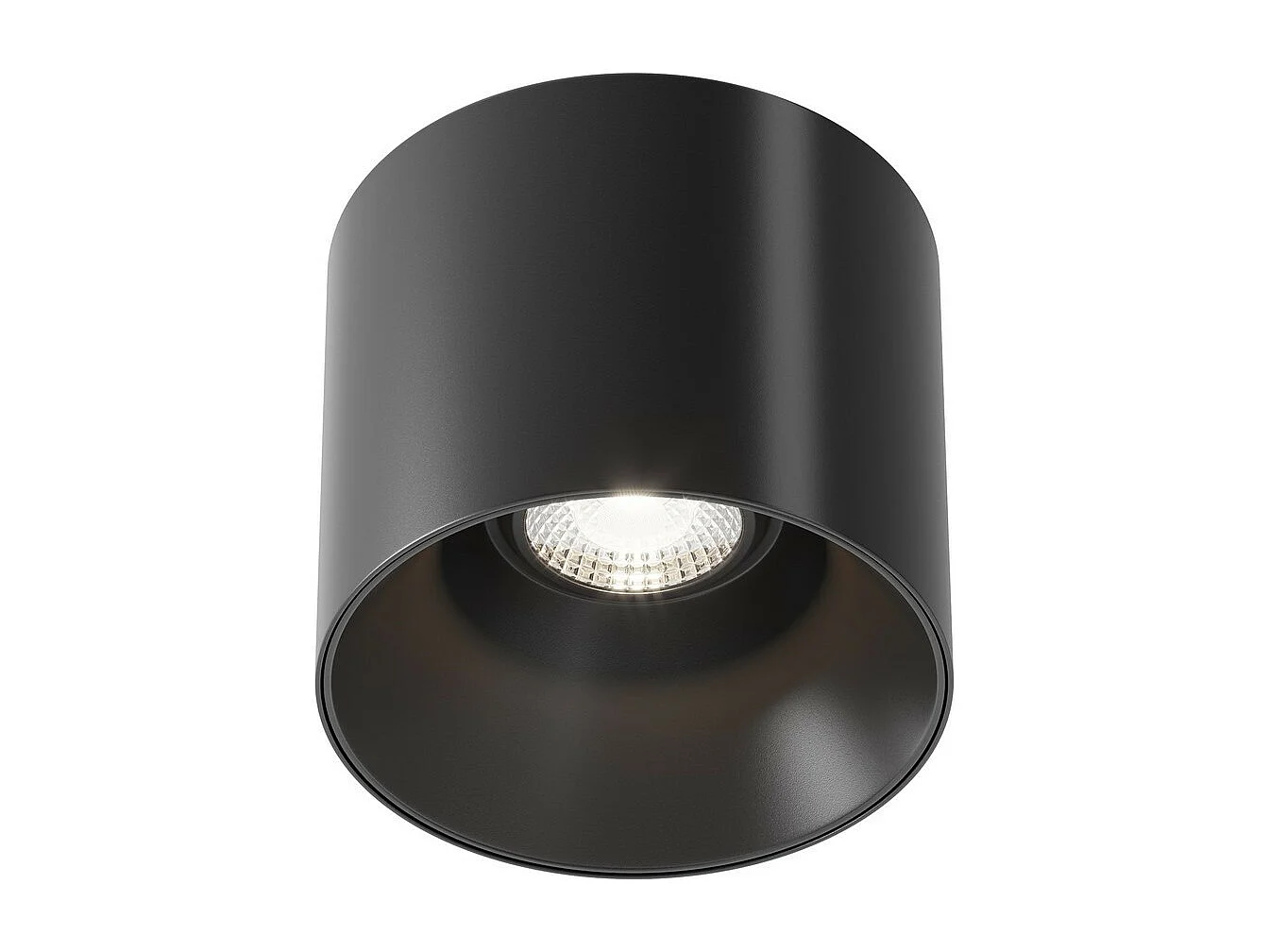 Maytoni Alfa LED Downlight de montaje en superficie regulable negro, 2130 lm, 4000 K