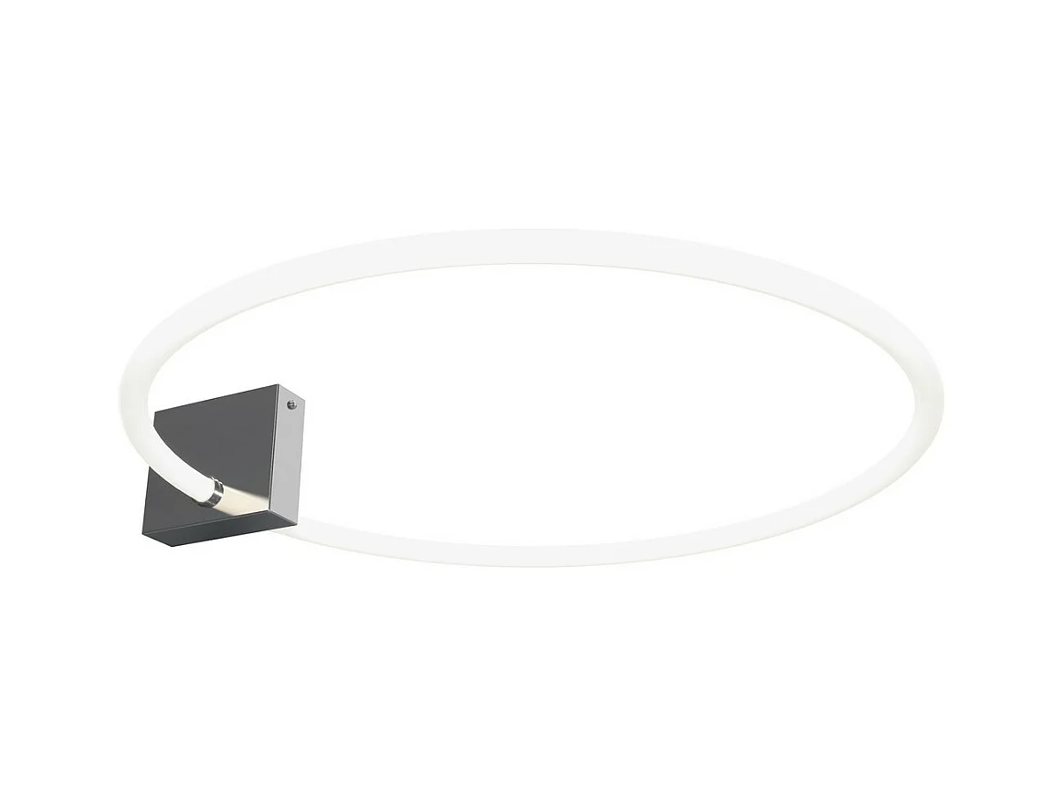 Maytoni Anillo Moderne integrierte LED-Wandleuchte Chrom, 3000K
