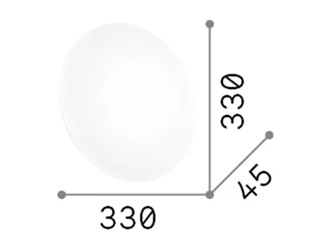 Ideal Lux CLARA Plafoniera LED rotonda da incasso bianca, 4000K, non dimmerabile