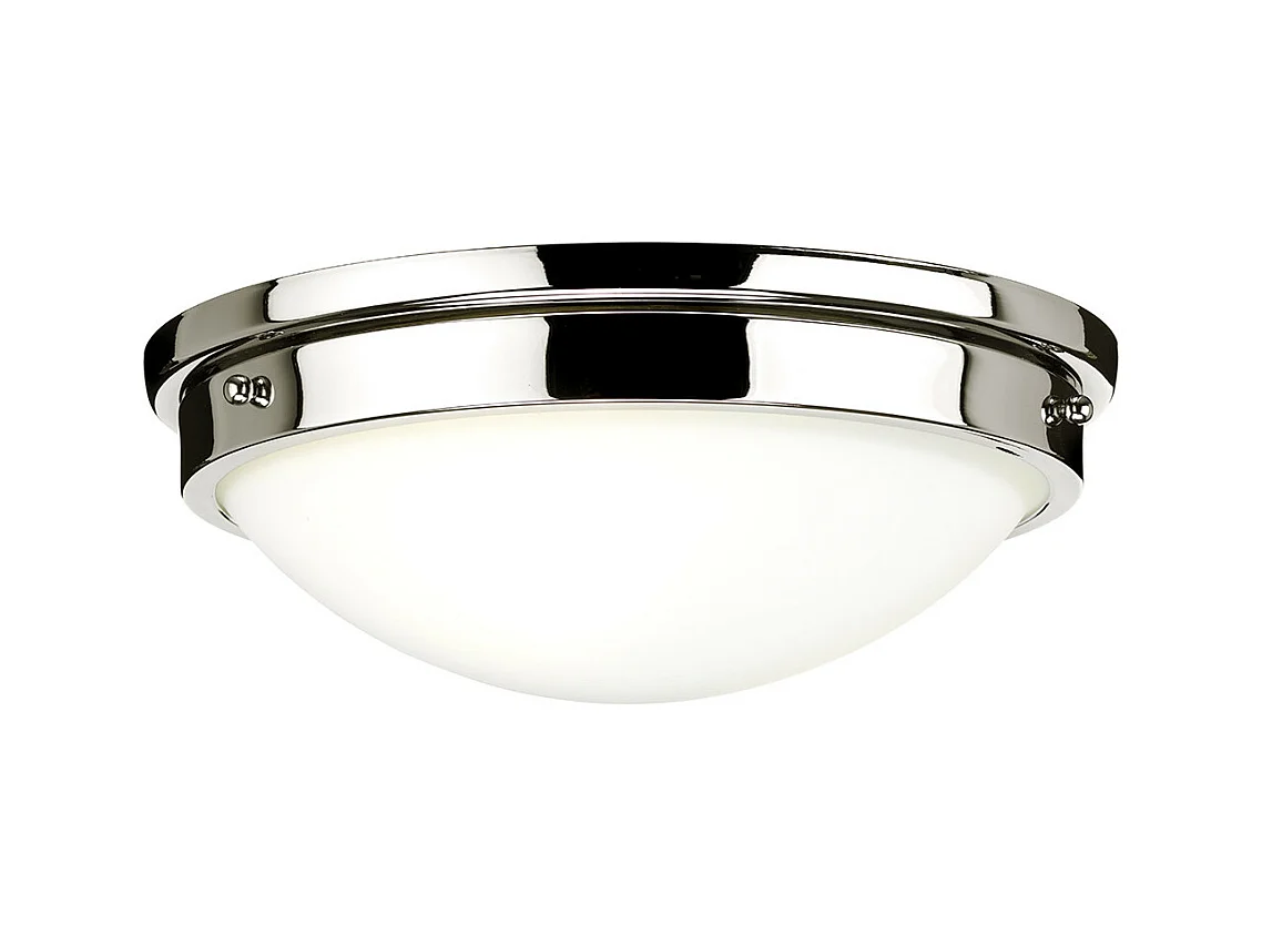 Elstead Gravity Plafonnier rond, nickel poli