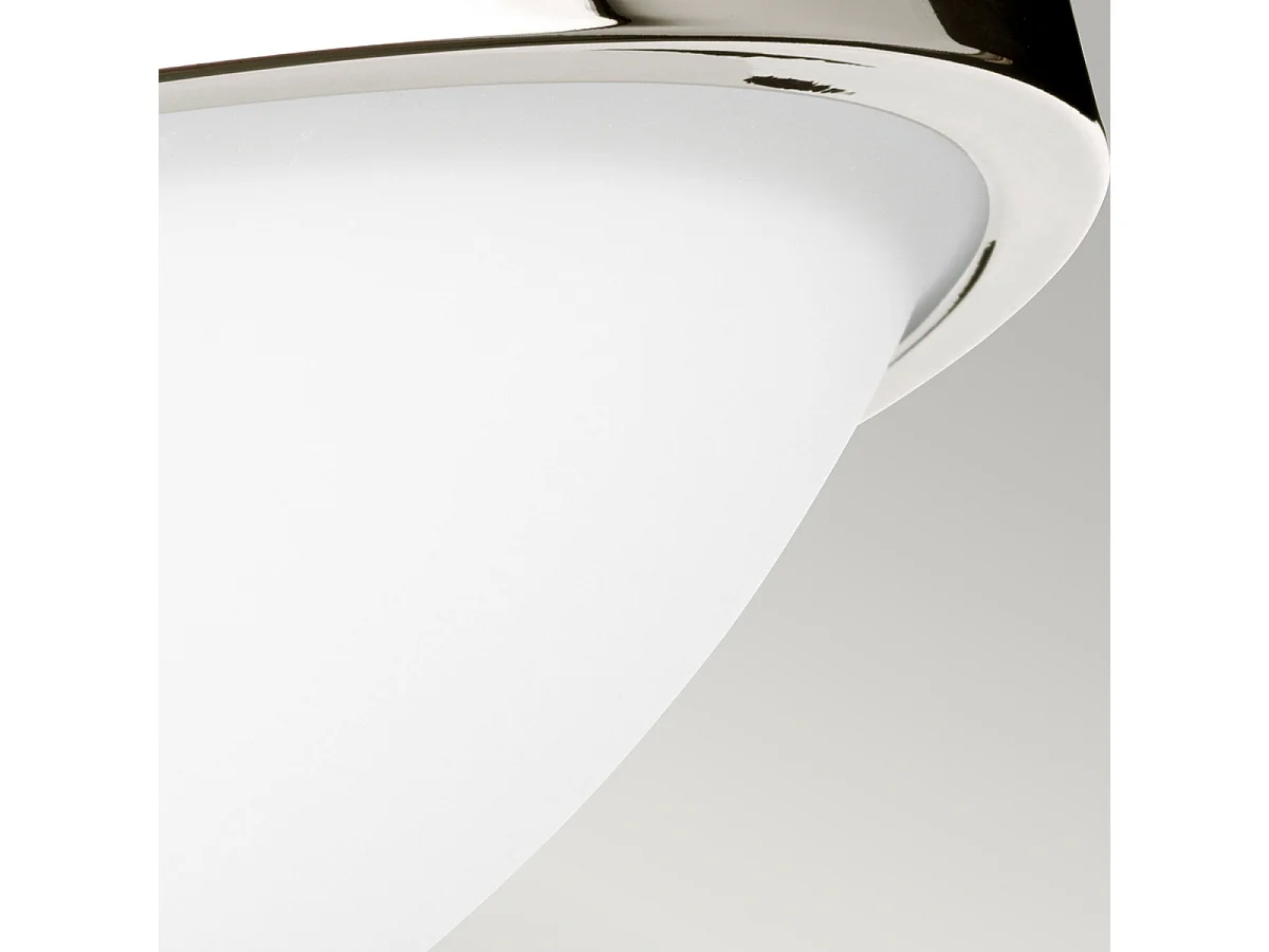 Elstead Gravity - Rundes Flush licht, poliertes Nickel