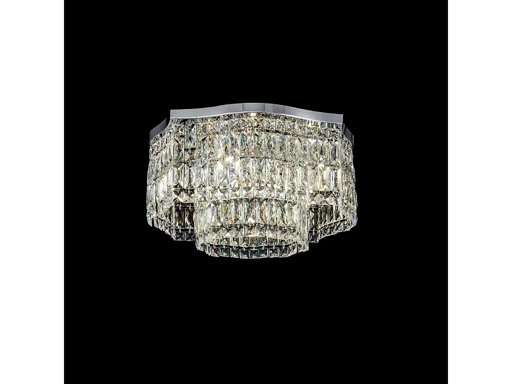 Dune Unterputz-Deckenleuchte Chrom, 6-flammig, E14