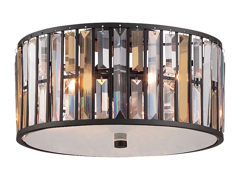 Elstead Gemma 3 ljus infälld taklampa Vintage brons, E27