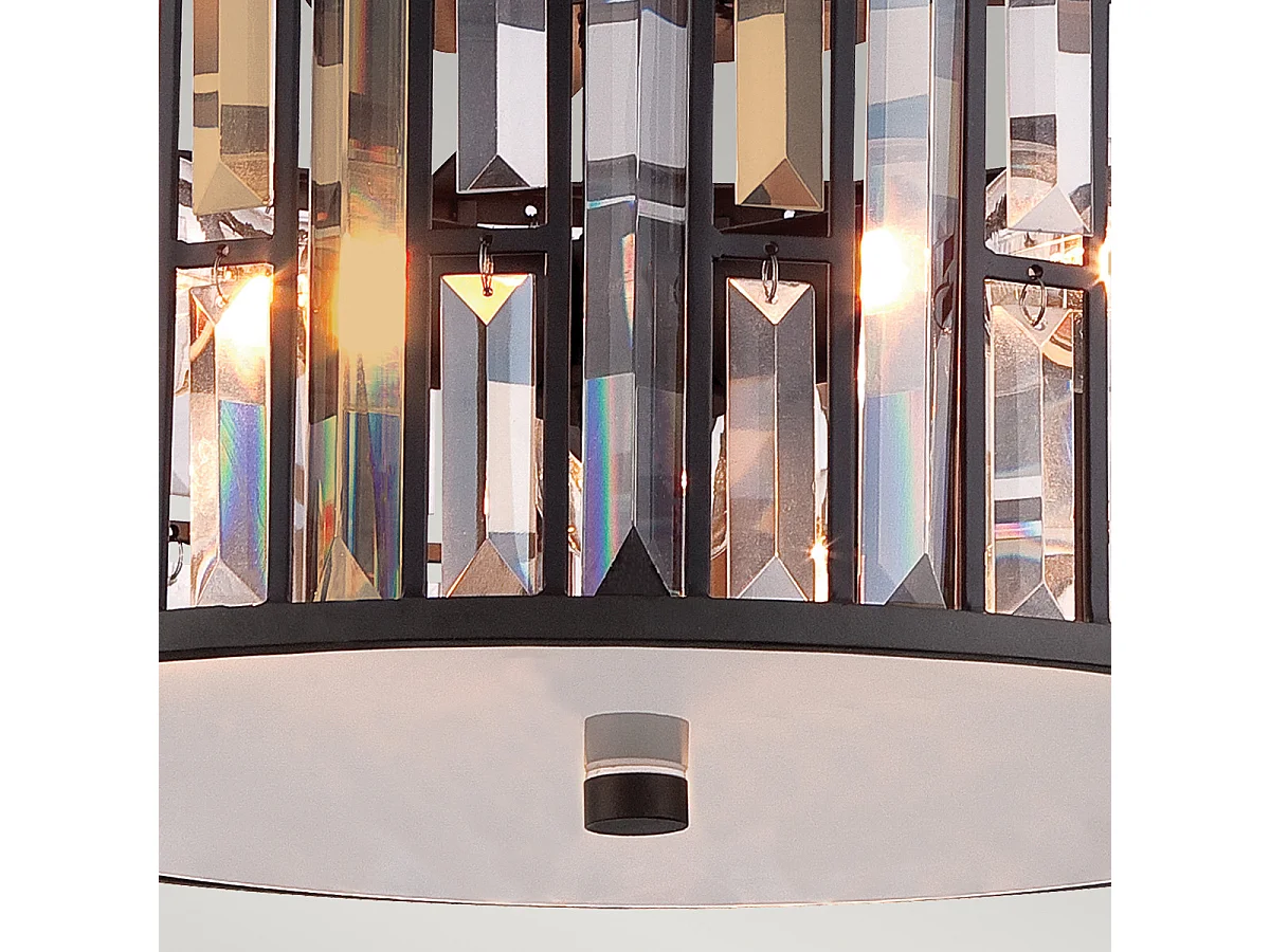 Elstead Gemma - Plafoniera a 3 luci da incasso vintage bronzo, attacco E27