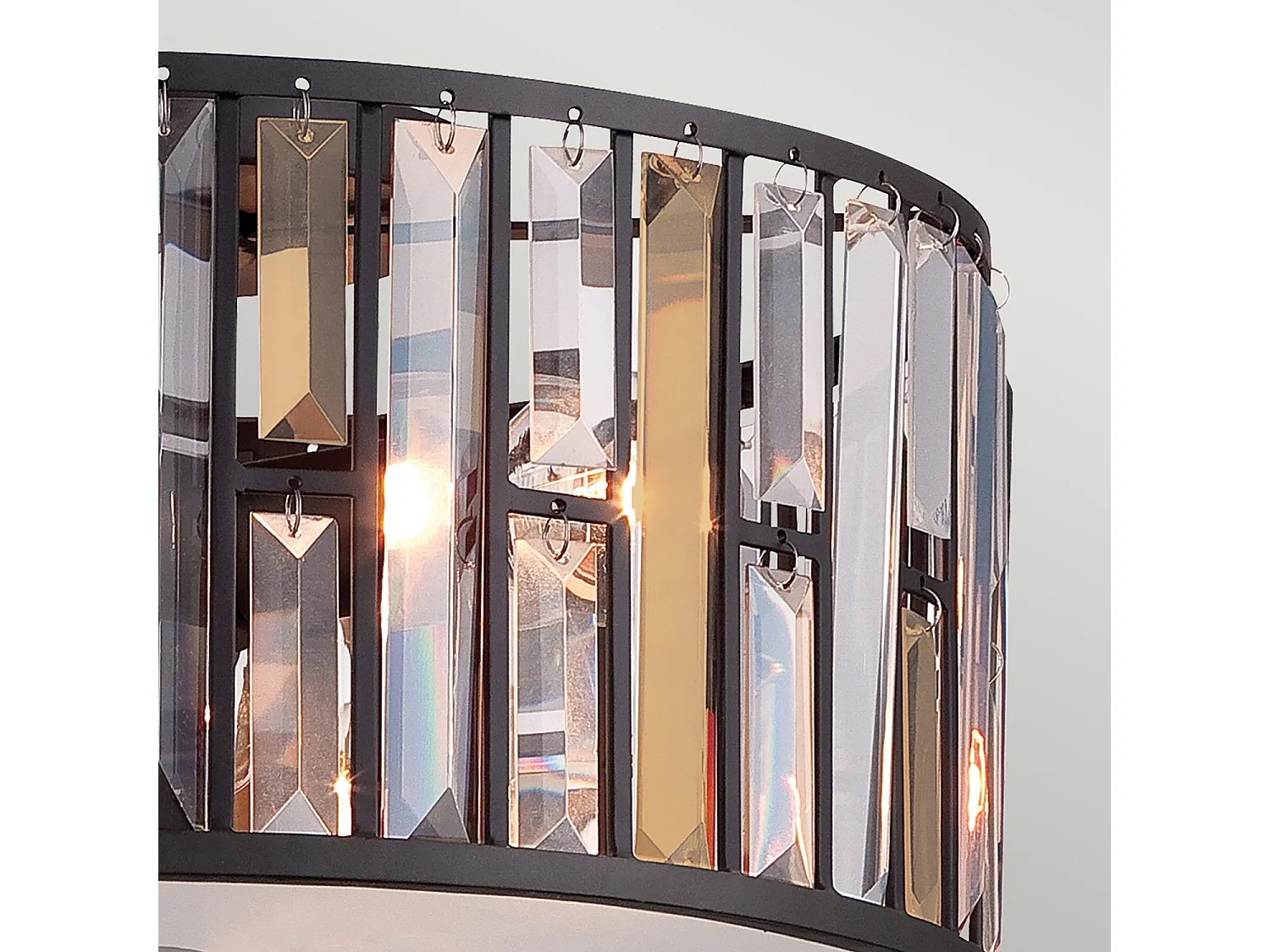 Elstead Gemma - Plafoniera a 3 luci da incasso vintage bronzo, attacco E27