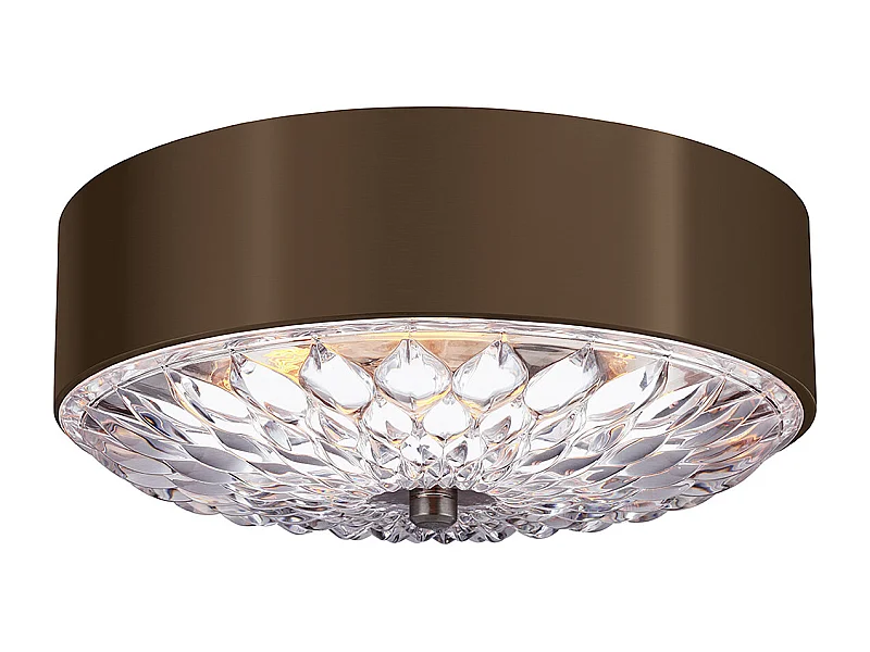 Elstead Botanic - 3 licht Medium Unterputz-Deckenleuchte Messing, E27