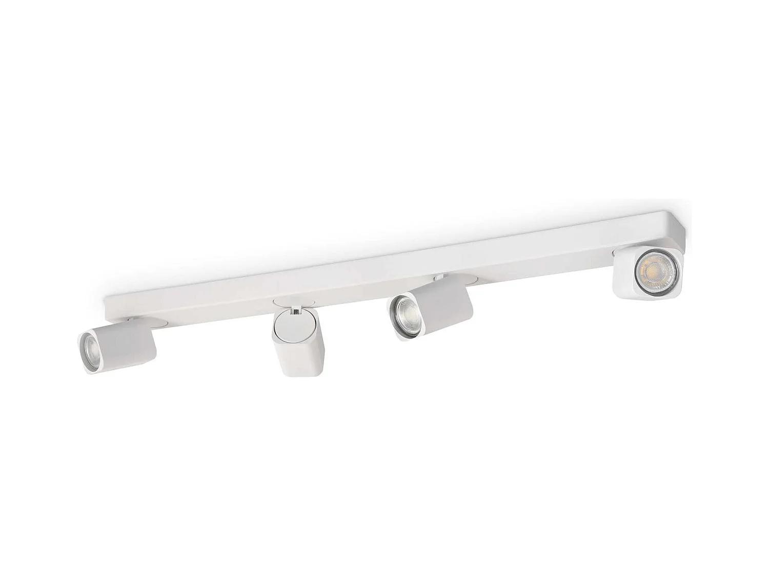 Ideal Lux RUDY Spot de Plafond à 4 Lumières Bar Blanc