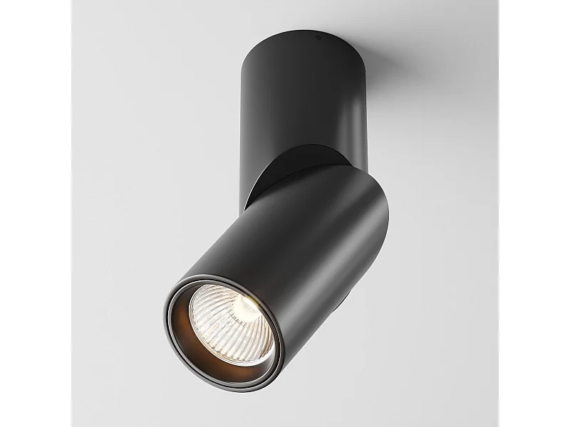 Maytoni Dafne Downlight montato su superficie nero 3000K