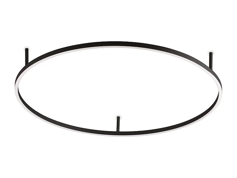 Ideal Lux ORACLE Aro Led Integrado Semi Empotrado Negro 90cm 3000K