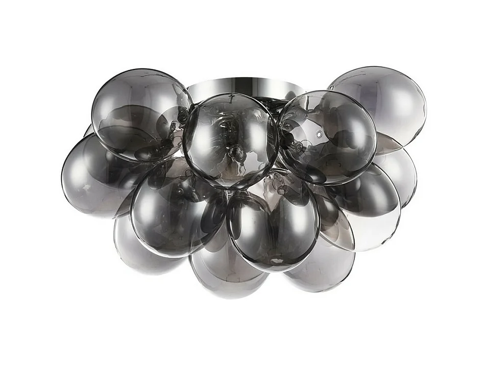 Balbo Plafonnier semi-encastré nickel, 4 lumières, G9
