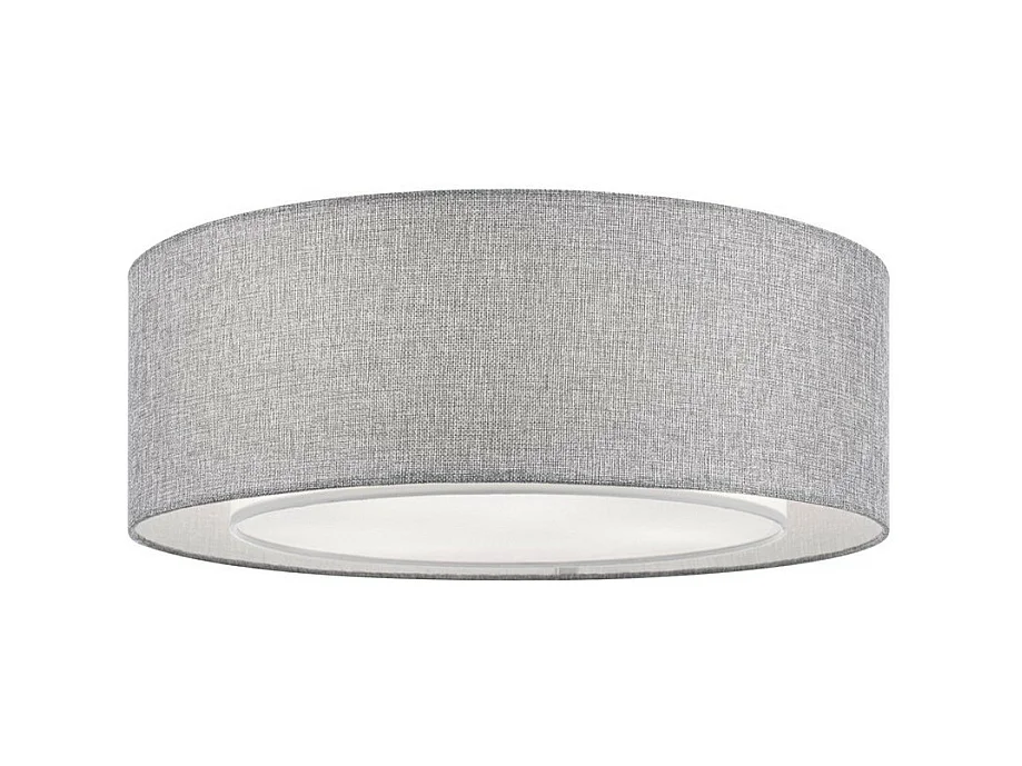 Bergamo Plafonnier Cylindrique Flush Chrome, 3 Lumières, E27