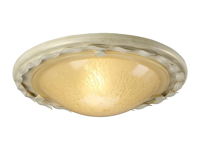 Elstead Olivia - Plafoniera a 1 Luce Oro, Avorio, E27