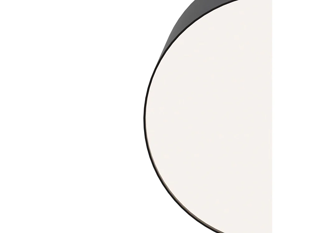 Maytoni Zon Technische Zon Integrierte schwarze LED-Deckenleuchte zur Oberflächenmontage