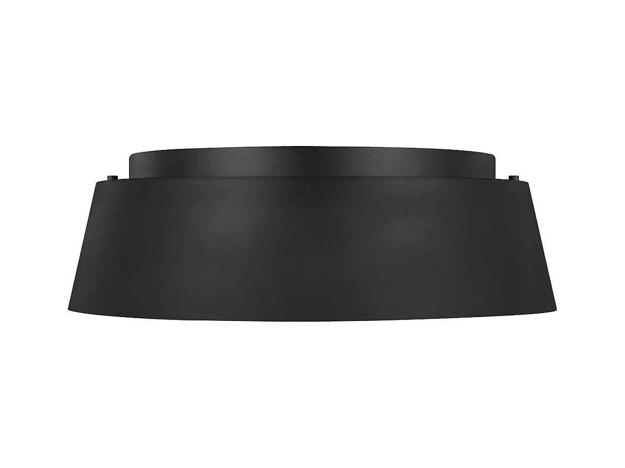 Elstead Asher 3 licht Flush Deckenleuchte, Midnight Black, E14