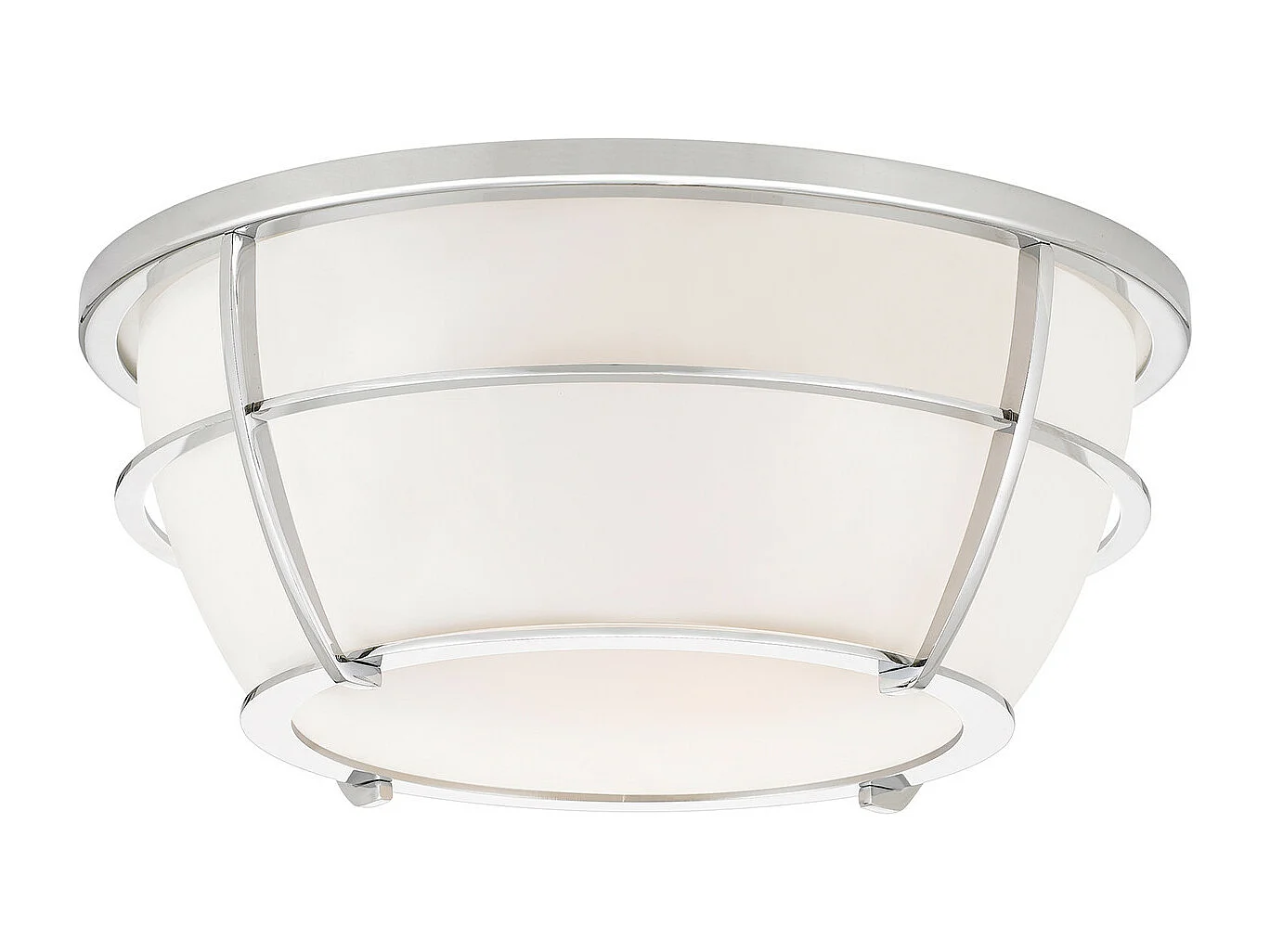 Elstead Chance 2 Light Flush Mount - polerad kromfinish, E27