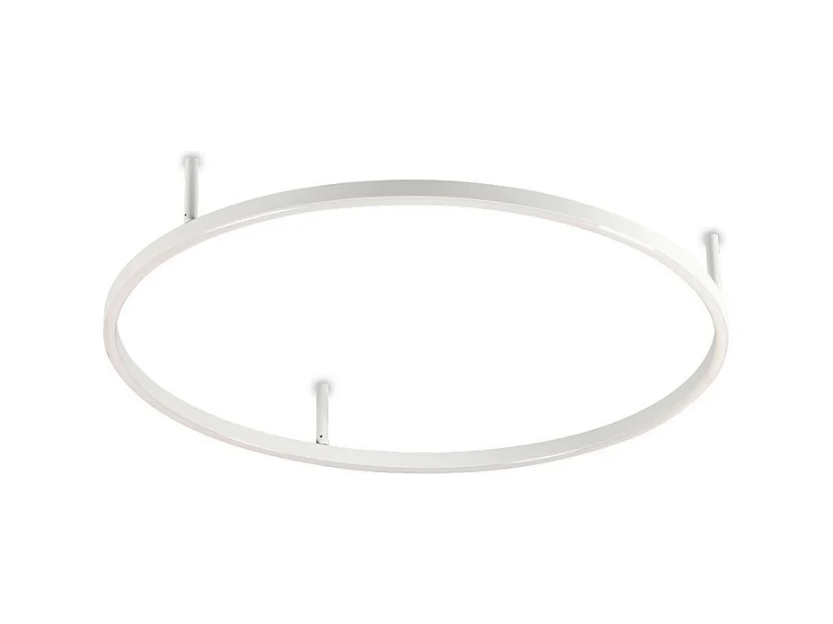 Ideal Lux ORACLE SLIM 70cm Non Dim 2700K Rotondo LED Integrato Semi Plafoniera Bianca