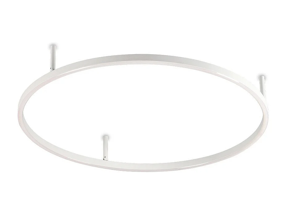 Ideal Lux ORACLE SLIM Plafonnier semi-encastré rond à LED intégré 70 cm non gradable 2700 K blanc
