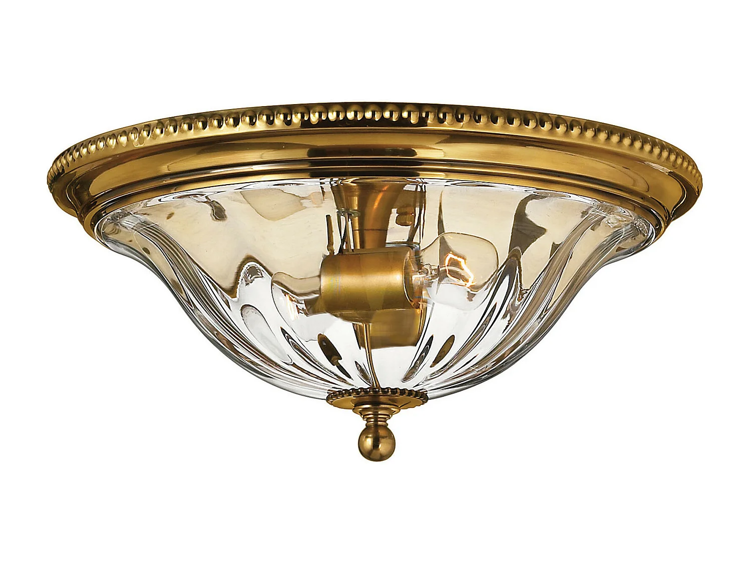 Elstead Cambridge - Plafoniera da incasso a 2 luci in ottone brunito, attacco E27